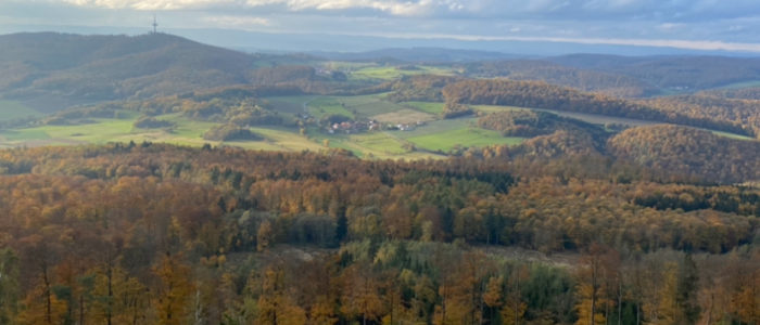 Weitblick über den Kellerwald
